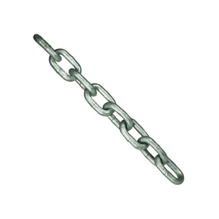 Chain Regular Link Galvanised Cut Length Per METRE 6mm; Austlift 703706