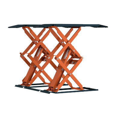 Full Clean Lift Full-Rise Scissor Lift – 4 Ton Capacity | Heavy-Duty Vehicle Lift
