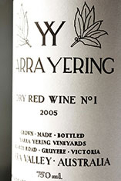 Yarra Yering Dry Red Wine Number 1, 1999 Yarra Valley, Victoria Australia
