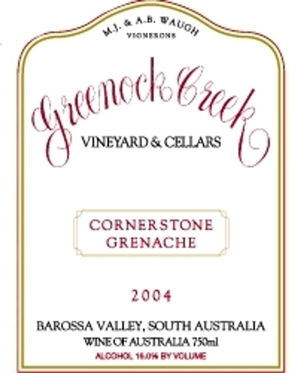 Greenock Creek Cornerstone Grenache 2012 Barossa Valley, South Australia Australia