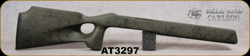 Bell and Carlson - Ruger 10/22 Anschutz Style Thumbhole - Heavy Barrel - Olive Green with Black web