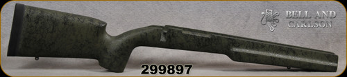 Bell and Carlson - Weatherby Vanguard/Howa 1500/S&W 1500/Mossberg 1500 - SA - Varmint/Tactical with dual front studs - No Cheekpiece - Olive Green With Black Web