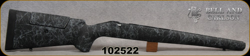 Bell and Carlson - Tikka T1X Rimfire - Target/Competition Stock - Adjustable Cheek Piece - Black w/Gray Spiderweb