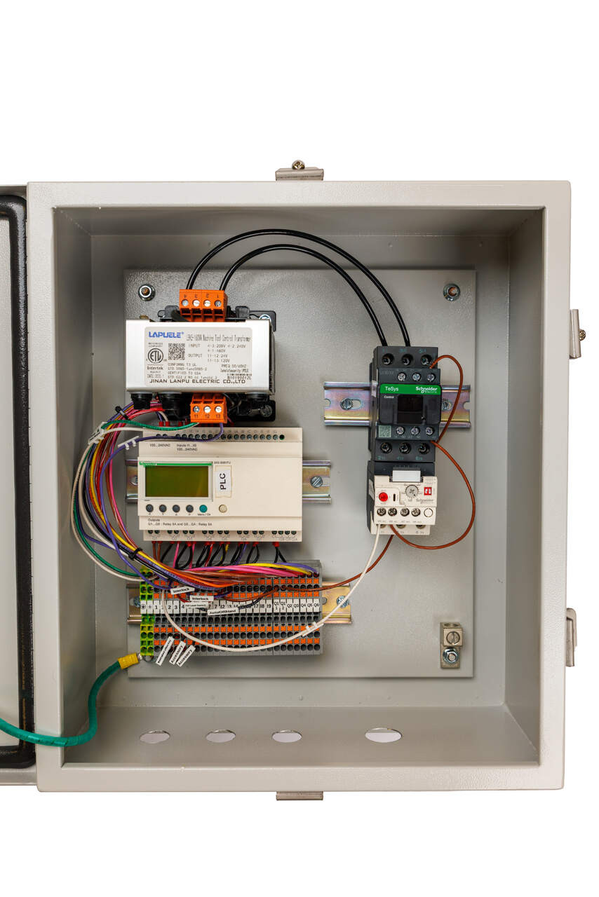 Cabinet ASM - Schneider Extended PLC, Schneider Contactor & Overload ...