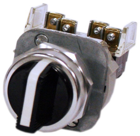 Allen-Bradley, 30.5mm, 3 position selector switch, spring return