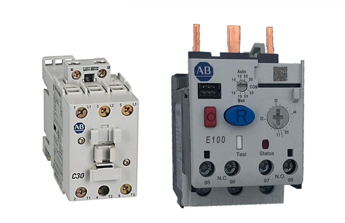 CONTACTORS, MOTOR STARTERS & OVERLOADS