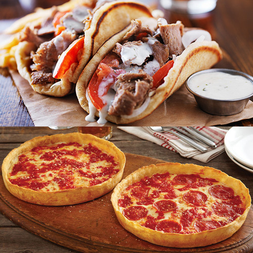 Devanco Foods Gyro Kit & 2 Lou's Pizzas