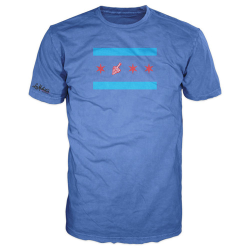 Lou Malnati's Chicago Flag T-Shirt Add-on