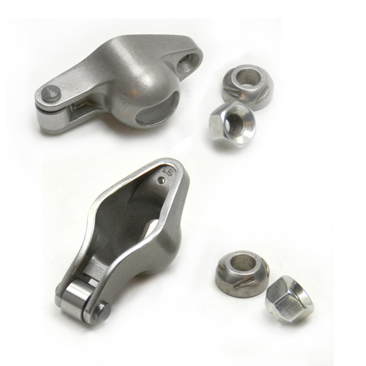 Roller Tip Rocker Arms Cast Steel Bbc 7 16 1 7 1 Ratio Set Of 16 Pbm Performance 122 16