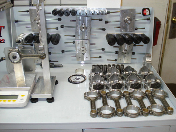 377 CID Forged Rotating Assembly, Flat Top Pistons, 6.000" H-Beam Rods, 4340 Forged Crankshaft