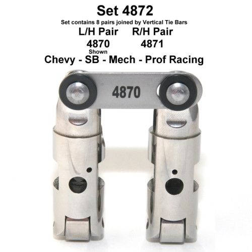 Morel 4872 / Erson RL983 SB Chevy Profesional Roller Lifters +.300