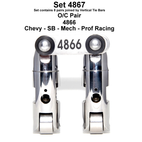 マステロール Morel 4867 / Erson RL989 SB Chevy Profesional Roller Lifters +.300