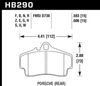 Hawk 98-08 Porsche 911 Rear ER-1 Brake Pad Set - HB290D.583 User 1