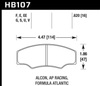 Hawk Alcon/AP Racing Motorsport Caliper ER-1 Brake Pad Set - HB107D.620 User 1