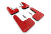 Rally Armor 2022 MK8 Volkswagen Golf GTI/R Red UR Mud Flap w/ White Logo - MF80-UR-RD/WH Photo - Primary