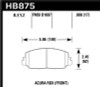 Hawk 2013 - 2018 Acura RDX DTC-60 Race Front Brake Pads - HB875G.666 Photo - Primary