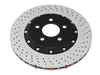 DBA 2021+ Toyota GR Yaris 5000 Series Drilled Front Brake Rotor - 53922BLKXD User 1