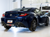 AWE Subaru BRZ/ Toyota GR86/ Toyota 86 Track Edition Cat-Back Exhaust- Chrome Silver Tips - 3020-32279 Photo - Mounted