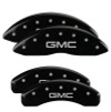 MGP 21-22 GMC Yukon/XL Set of 4 Caliper Covers Engraved Front & Rear GMC Black w/ Silver Characters - 34221SGMCBK User 1