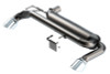 Borla 21-22 Ford Bronco 2.3L 4WD ATAK Axle Back Exhaust w/ Bright Chrome Tips - 11975 Photo - Primary