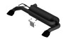 Borla 21-22 Ford Bronco 2.7L V6 4WD Touring Axle Back Exhaust w/ Black Coated Tips - 11976CB Photo - Primary