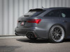 aFe 20-22 Audi RS6 Avant V8 4L (tt) MACH Force-Xp 3in to 2.5in 304 SS Cat-Back Exhaust w/ Black Tip - 49-36448-B Photo - Mounted