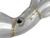 aFe 12-17 Toyota 86 / FRS / BRZ Twisted Steel 304 Stainless Steel Long Tube Header w/ Cat - 48-36005-1HC Photo - Close Up