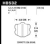 Hawk 2010-2013 Chevrolet Corvette Grand Sport ER-1 Motorsports Rear Brake Pads - HB532D.570 User 1