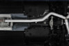 MBRP 2022+ Subaru WRX 3in Cat-Back Dual Split Rear Quad Carbon Fiber Tips Street Profile Exhaust - S48073CF Photo - Mounted