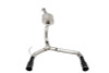 Corsa 21-22 Ford Bronco 2.7L 2-Door 2.75in Cat-Back Dual Rear Exhaust w/ 4in Straight-Cut Black Tips - 21208BPC Photo - Primary