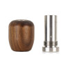Mishimoto Short Steel Core Wood Shift Knob - Walnut - MMSK-WD-SWN User 1