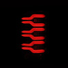 AlphaRex 14-18 GMC Sierra 1500/2500HD/3500HD LUXX-Series LED Tail Lights Alpha-Blk Actv Lgt Seq. Sig - 630030 User 3