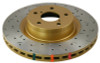 DBA 93-97 Jeep Grand Cherokee Rear 4000 Series Drilled & Slotted Rotor - 4097XS Photo - Primary