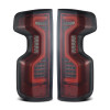 AlphaRex 19-23 Chevrolet Silverado 1500/2500HD/3500HD PRO-Series LED Tail Lights Red Smoke - 620060 Photo - Primary