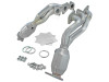 aFe 05-11 Toyota Tacoma V6-4.0L Twisted Steel 409 Stainless Steel Long Tube Header w/ Cat - 48-46001-1HC Photo - Unmounted