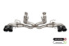 Corsa 20-23 Chevrolet Corvette C8 RWD 3in Delete 4 Valve Cat-Back w/NPP w/4.5in CF Black PVD Tips - 21106CFBLK Photo - Primary