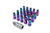 ISR Performance Steel 50mm Open Ended Lug Nuts M12x1.50 - Neo Chrome - IS-1250-NC Photo - Primary
