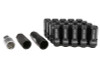 Project Kics Leggdura Racing Shell Type Lug Nut 54mm Open-End Look 16 Pcs + 4 Locks 14X1.5 Black - KRL5414K User 1