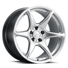 Kansei K11S Tandem 18x10.5in / 5x114.3 BP / 12mm Offset / 73.1mm Bore - Hyper Silver Wheel - K11S-181512+12 User 1