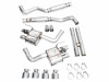 AWE 2024 Ford Mustang GT Fastback S650 RWD SwitchPath Catback Exhaust w/ Quad Chrome Silver Tips - 3025-42650 Photo - out of package