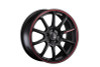SSR GTV05 5x114.3 18x7.5 Offset 45 Flat Black w/ Red Line - T818750+4505GBR Photo - Primary