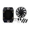 Mishimoto Universal Drag Race Performance Aluminum Radiator - Black - MMRAD-UNI-DRGBK Photo - Primary