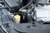 Corsa Performance 2015-2017 Ford Mustang 3 oz. Aluminum Oil Catch Can W/ Mounting Bracket - CC0014 Photo - Mounted