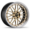 BBS LM 21x12 5x130 ET64 CB71.6 Gold Wheel w/ Diamond Cut Machined Lip - LM474GPK-BKBD Photo - Primary
