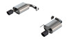 Borla 2024-2025 Ford Mustang Eco Boost 2.3L S-Type Axle Back Exhaust w/ Carbon Fiber Tips - 11986CFBA Photo - Primary