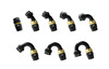 GReddy AN06 120 DEGREE HOSE END SWIVEL BLACK/GOLD ANODIZED - 12800612 Photo - Close Up