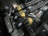 GReddy AN08 180 DEGREE HOSE END SWIVEL BLACK/GOLD ANODIZED - 12800818 Photo - Close Up