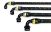 GReddy AN16 120 DEGREE HOSE END SWIVEL BLACK/GOLD ANODIZED - 12801612 Photo - Close Up
