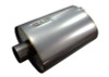Kooks 2.5in. Oval Center/Offset Muffler 12in. Long Body Stainless Steel - MUF-009 Photo - Primary