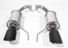 Roush 15-26 Mustang V6 / EcoBoost Black Tip Axle Back Exhaust - 421837-BLK Photo - Primary